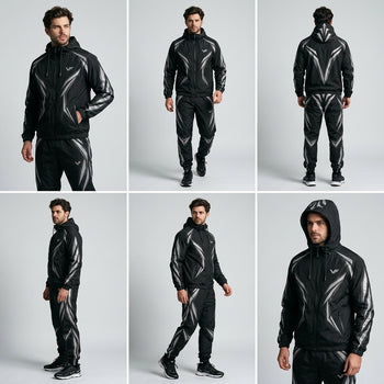 Vector | Men's Premium Reflective Windbreaker Tracksuit – VISIFIT