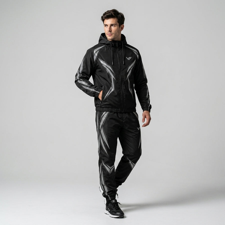 Vector | Men's Premium Reflective Windbreaker Tracksuit – VISIFIT
