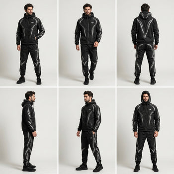 PULSE | Men's Premium Reflective Windbreaker Tracksuit – VISIFIT