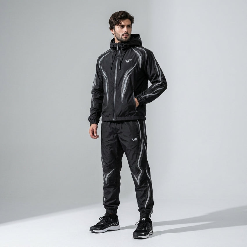 PULSE | Men's Premium Reflective Windbreaker Tracksuit – VISIFIT