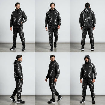 VORTEX | Men's Premium Reflective Windbreaker Tracksuit – VISIFIT