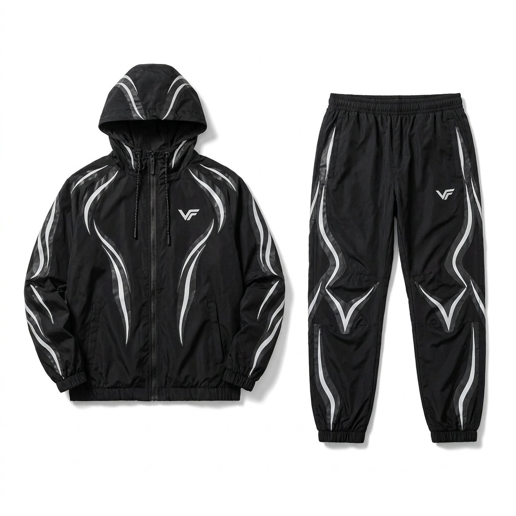PULSE | Men's Premium Reflective Windbreaker Tracksuit – VISIFIT