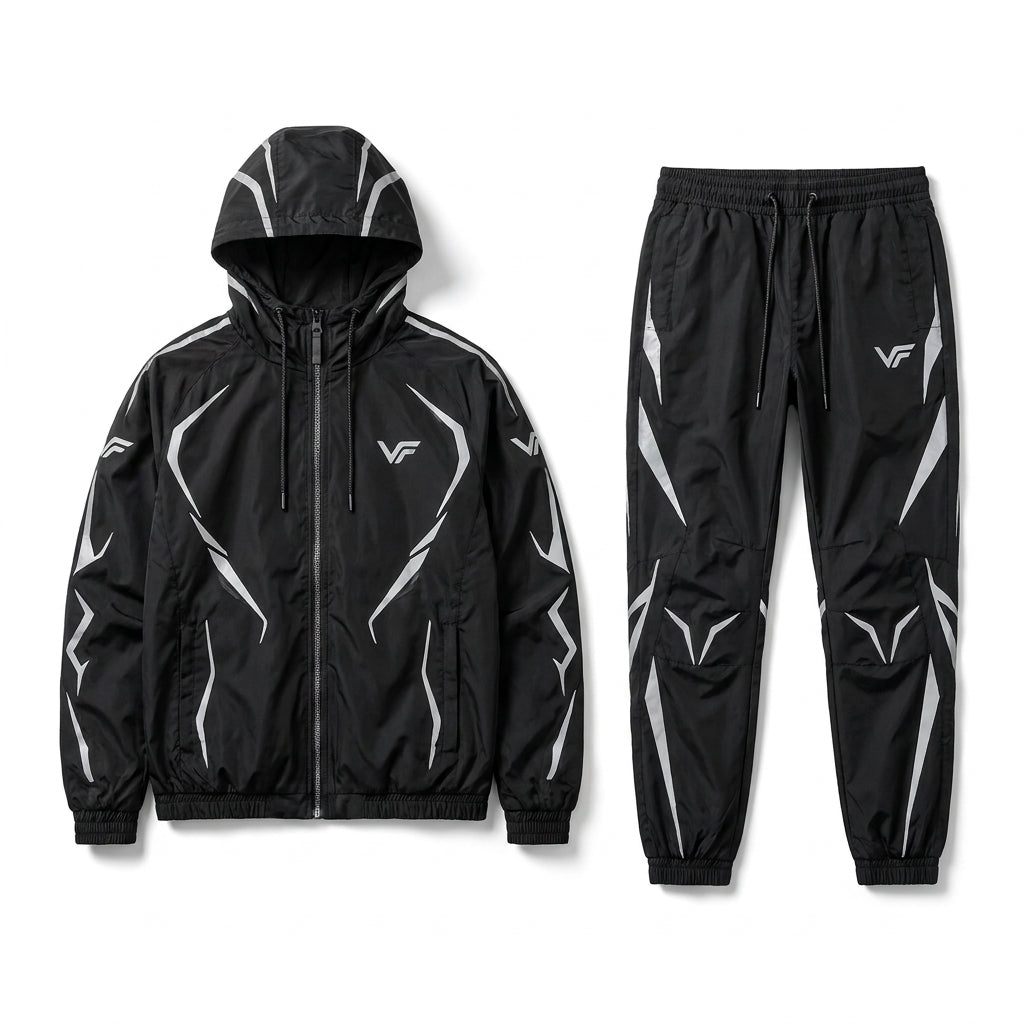VOLT| Men's Premium Reflective Windbreaker Tracksuit – VISIFIT