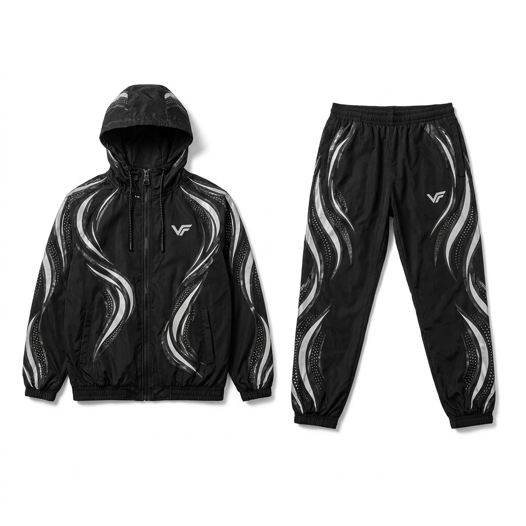 VORTEX | Men's Premium Reflective Windbreaker Tracksuit – VISIFIT