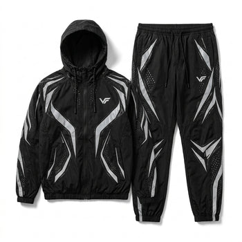 ZENITH | Men's Premium Reflective Windbreaker Tracksuit – VISIFIT